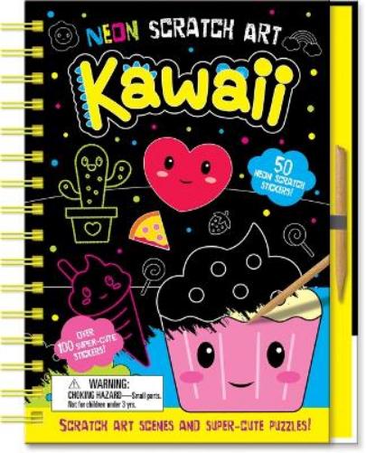 Kawaii (Neon Scratch Art