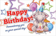 Postcard - Happy Birthday