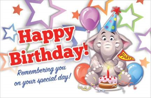 Postcard - Happy Birthday
