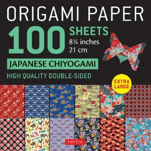 Origami Paper 100 sheets Japanese Chiyogami 8 1/4" (21 cm)