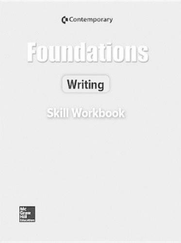 Foundations Writing Revised Ed, Skills Workbook