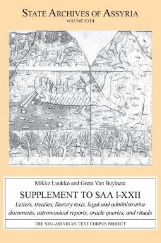 Supplement to SAA I–XXII