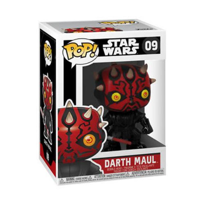 Funko POP! Star Wars Darth Maul Bobble Head Vinyl Figure - Collectable Vinyl Figure - Gift Idea - Official Merchandise - Toys for Kids & Adults - Movies Fans - Model Figure for Collectors and Display