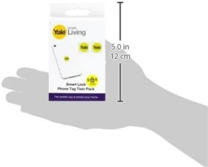 Yale Phone Tag - Retail - Rfid Tag - White (Pack Of 2)