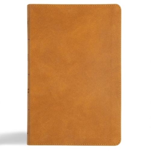 CSB Thinline Bible, Digital Study Edition, Camel Suedesoft Leathertouch