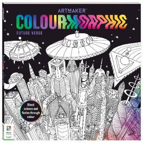Art Maker Colourmorphic Colouring Book Future Verse (Space