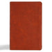 CSB Large Print Personal Size Reference Bible, Digital Study Edition, Burnt Sienna Leathertouch