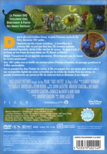 DISNEY COMPANY 1001 Pattes