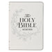 KJV Bible Compact Large Print (Faux Leather, White)