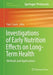 Investigations of Early Nutrition Effects on Long-Term Health