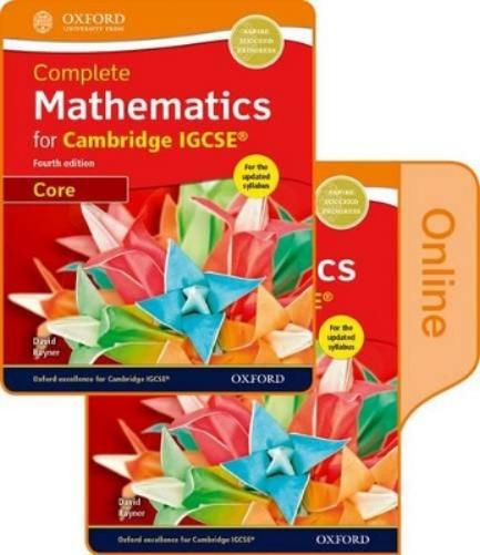 Complete Mathematics for Cambridge IGCSE® Print & Online Student Book (Core)