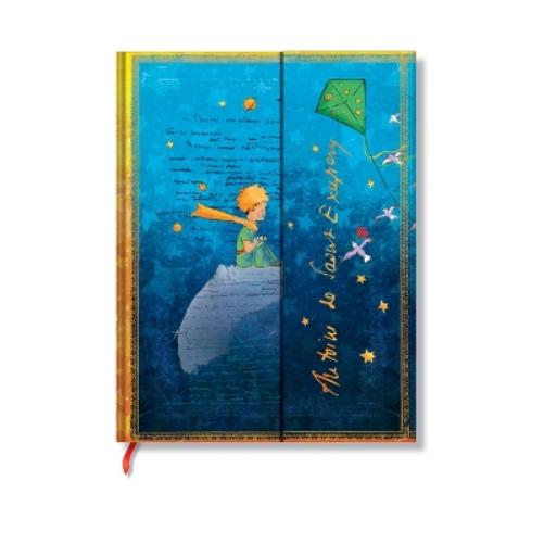 Saint-Exupéry, The Little Prince (Embellished Manuscripts Collection) Midi Unlined Hardcover Journal (Wrap Closure)