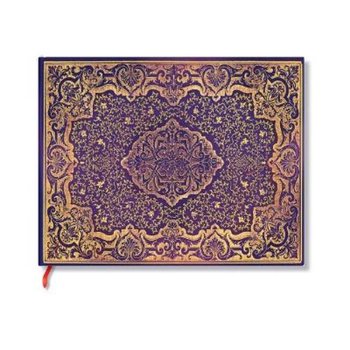 Picaresque Lined Hardcover Guest Book (Elastic Band Closure)