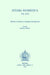 Studia Patristica. Vol. XCIX - Marcion of Sinope as Religious Entrepreneur