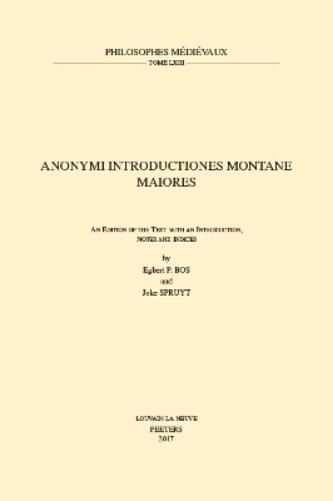 Anonymi Introductiones Montane Maiores