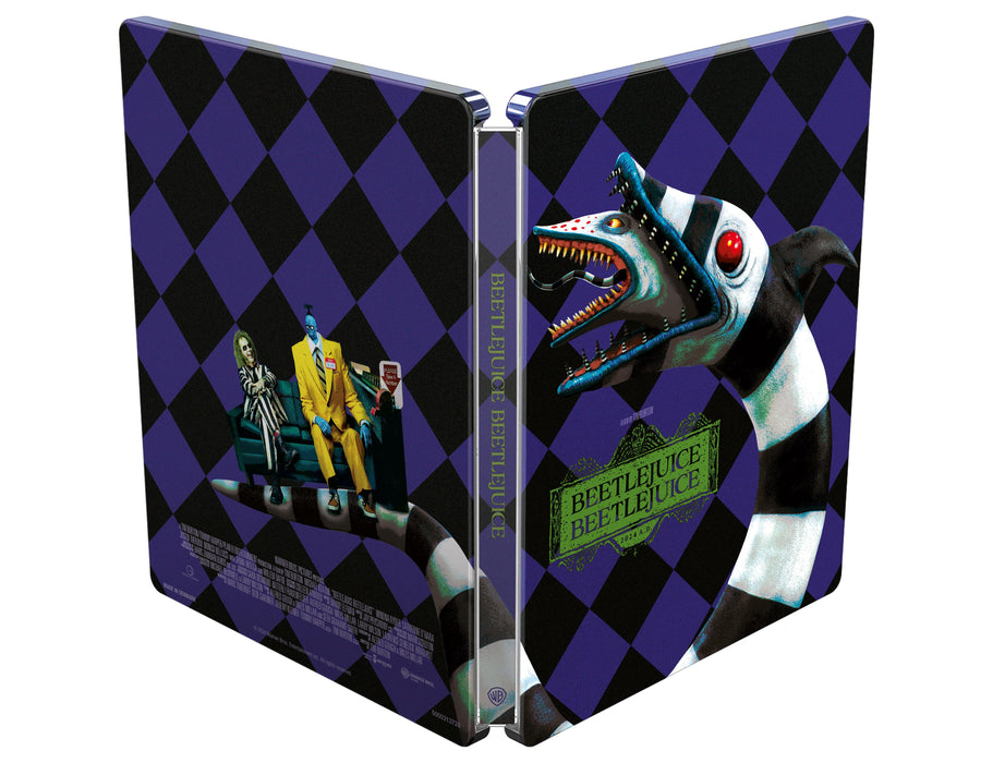 Beetlejuice Beetlejuice Limited Edition 4K Steelbook - Italian Import