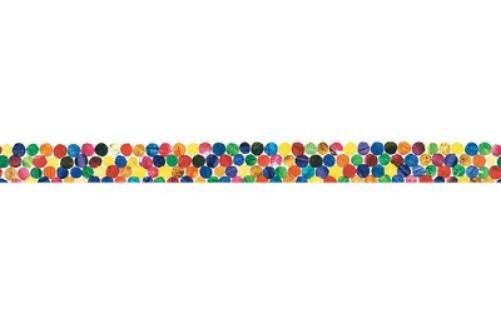 The Very Hungry Caterpillar(tm) Dots Straight Bulletin Board Borders