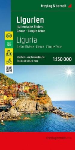 Liguria Road and Leisure Map