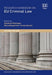 Research Handbook on EU Criminal Law