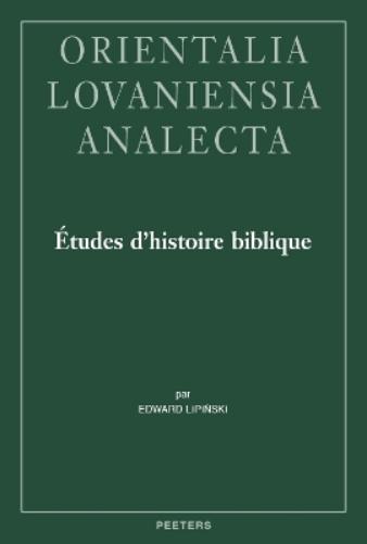Études d'histoire biblique