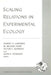 Scaling Relations in Experimental Ecology