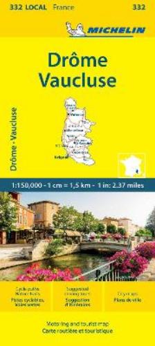 Drôme Vaucluse - Michelin Local Map 332