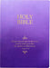 KJV Holy Bible, Delight Yourself in the Lord Life Verse Edition, Large Print, Royal Purple Ultrasoft