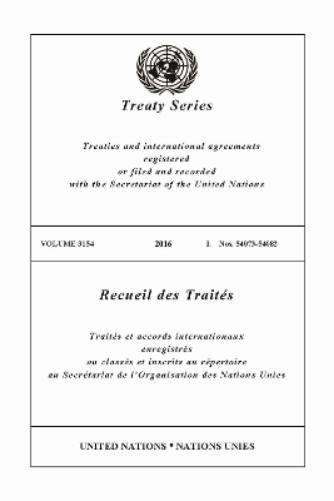Treaty Series 3154 (English/French Edition)