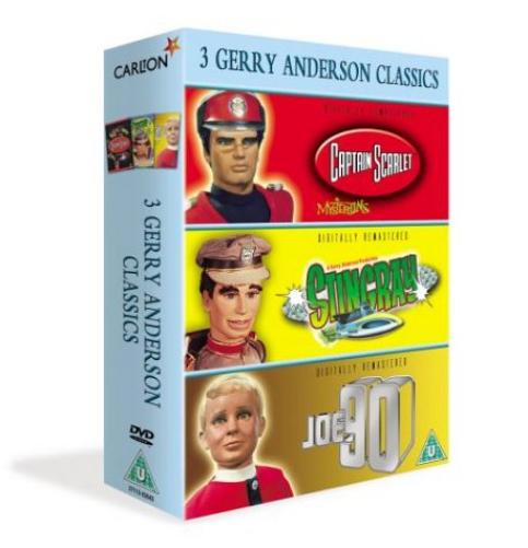 3 Gerry Anderson Classics - Supermarionation - Joe 90 / Captain Scarlet / Stingray