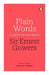 Plain Words