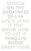 On the Shortness of Life
