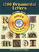 1200 Ornamental Letters (Dover Electronic Clip Art