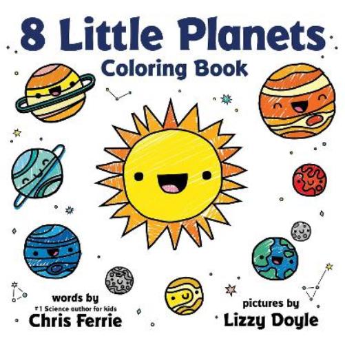 8 Little Planets Coloring Book