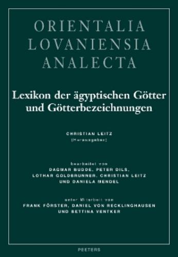 Lexikon der ägyptischen Götter und Götterbezeichnungen Band I