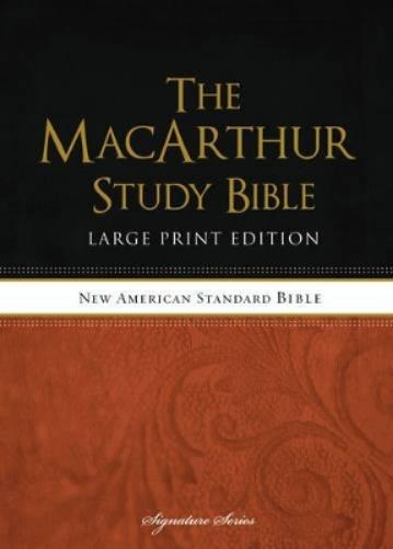 The NASB MacArthur Study Bible, Large Print, Hardcover