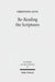 Re-Reading the Scriptures