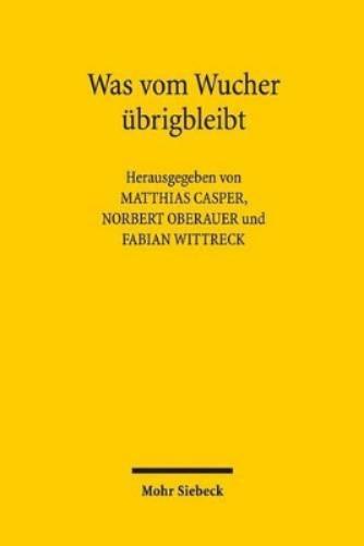 Was vom Wucher übrig bleibt