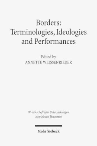 Borders: Terminologies, Ideologies, and Performances