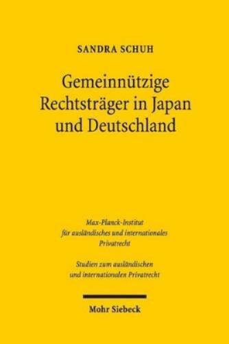 Gemeinnützige Rechtsträger in Japan und Deutschland