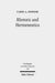 Rhetoric and Hermeneutics