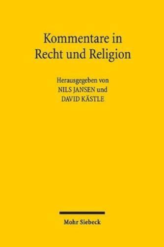 Kommentare in Recht und Religion