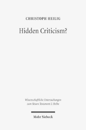 Hidden Criticism?