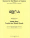 English Texts: Frankish And Turkish Periods Edited By Paul W. Wallace, Andreas G. Orphanides And David W. Martin