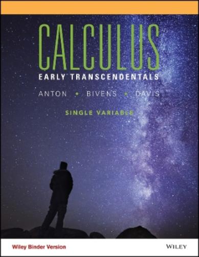 Calculus: Early Transcendental Single Variable