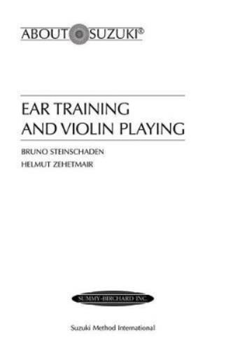 Ear Training And Violin Playing