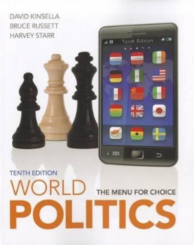 World Politics: The Menu For Choice