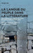 La Langue Du Peuple Dans La Littérature