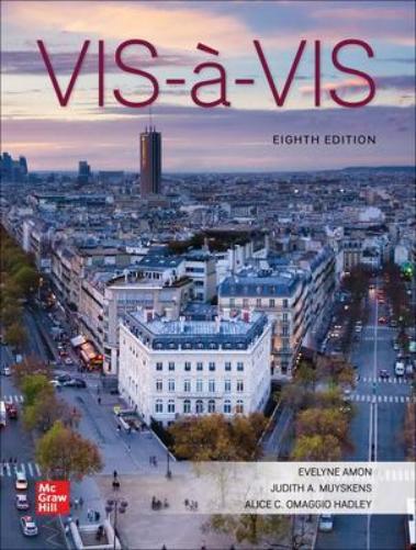 Workbook/Laboratory Manual for Vis-a-vis