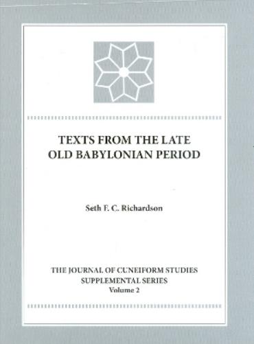 Texts from the Late Old Babylonian Period