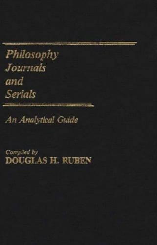Philosophy Journals and Serials